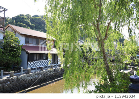 静岡県下田市　ペリーロードの街並み 115942034