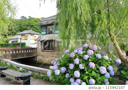 静岡県下田市 ペリーロードの街並み 静岡県下田市 ペリーロードの街並み 115942107
