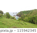 landscape with river and rocks 115942345