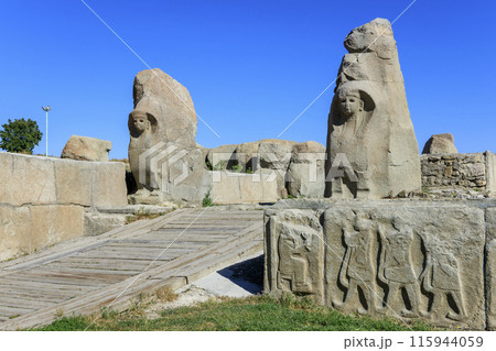 アラジャホユック遺跡 スフィンクス門 アラジャホユック遺跡 スフィンクス門 115944059