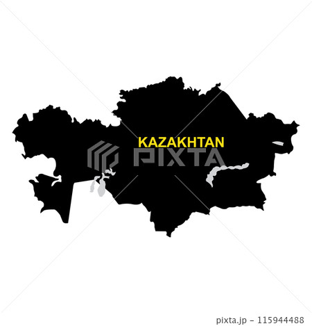 Kazakhstan map icon Kazakhstan map icon 115944488