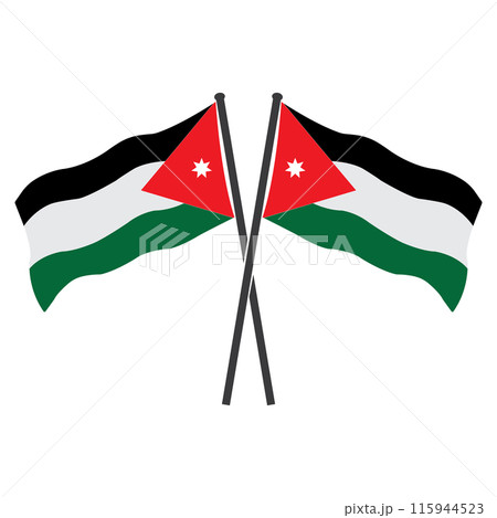 Jordan flag logo Jordan flag logo 115944523