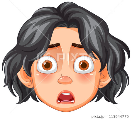Surprised Expression Vector Illustration Surprised Expression Vector Illustration 115944770