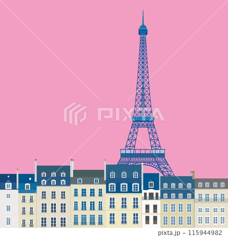 エッフェル塔 tour eiffel パリ paris フランス 街並み エッフェル塔 tour eiffel パリ paris フランス 街並み 115944982