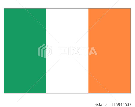 世界の国旗　アイルランド 115945532