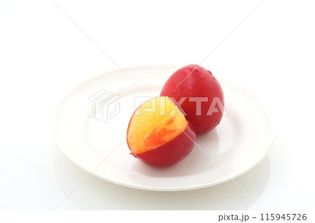 大石プラム果肉白皿 115945726