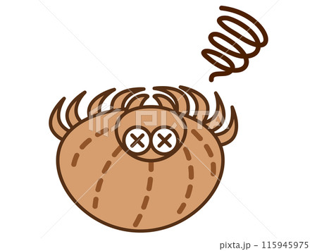 害虫_倒れるダニ 115945975