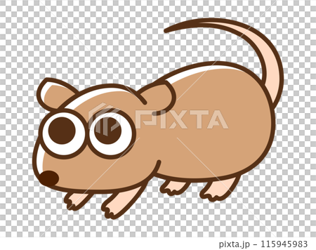 害獣_ネズミのイラスト 115945983