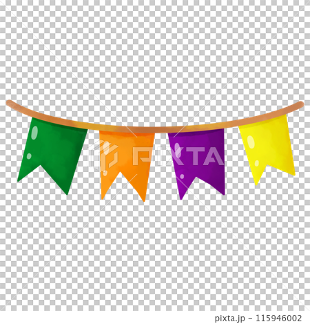 Hand-drawn watercolor illustrations of colorful flags provide a decorative illustration for Pride Month. Hand-drawn watercolor illustrations of colorful flags provide a decorative illustration for Pride Month. 115946002