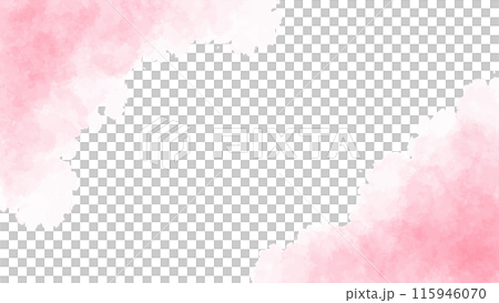 水彩紋理banner背景素材粉紅色16:9 水彩紋理banner背景素材粉紅色16:9 115946070