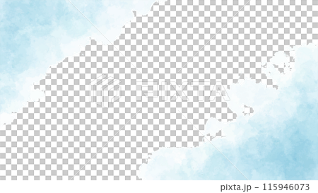 Watercolor texture banner background material Turquoise blue 16:9 Watercolor texture banner background material Turquoise blue 16:9 115946073