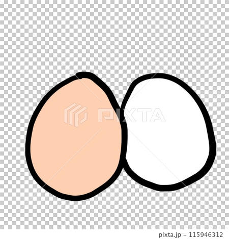 紅雞蛋和白雞蛋 115946312