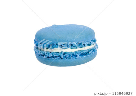macaroon isolated on the white background macaroon isolated on the white background 115946927