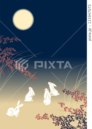 兎 月夜 紺 兎 月夜 紺 115947073