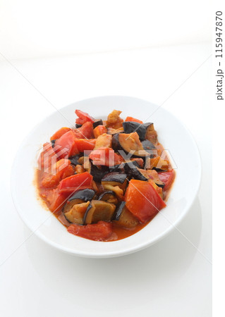 茄子とトマトの中華風味噌炒め 115947870