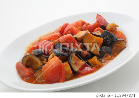 茄子とトマトの中華風味噌炒め 茄子とトマトの中華風味噌炒め 115947871