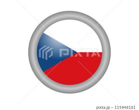 世界の国旗　チェコのアイコン 115948181