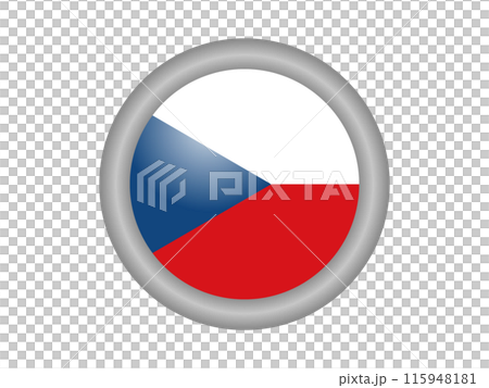 世界の国旗　チェコのアイコン 115948181