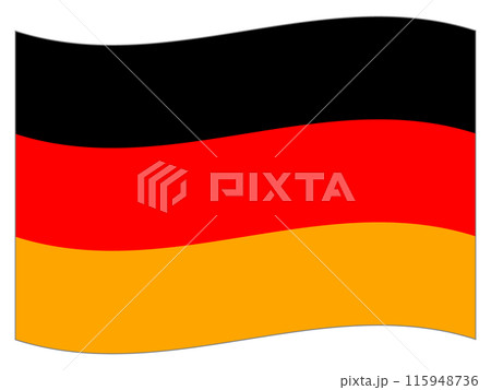 世界の国旗 ドイツの旗 世界の国旗 ドイツの旗 115948736