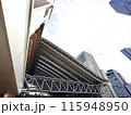 大阪駅と青空 115948950