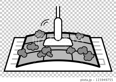 エアコンフィルターの掃除 掃除で埃を吸う エアコンフィルターの掃除 掃除で埃を吸う 115949755