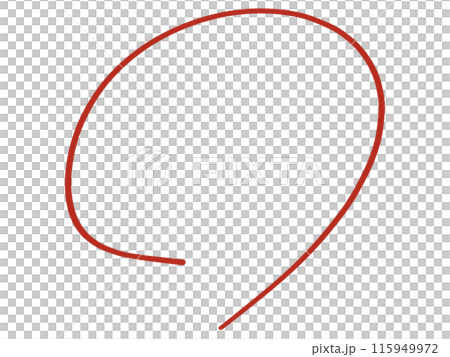 Simple circle illustration material 115949972