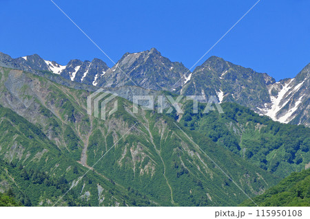 初夏の北アルプス後立山連峰　不帰ノ嶮 115950108