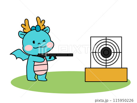 Dragon Character Shooting Dragon Character Shooting 115950226