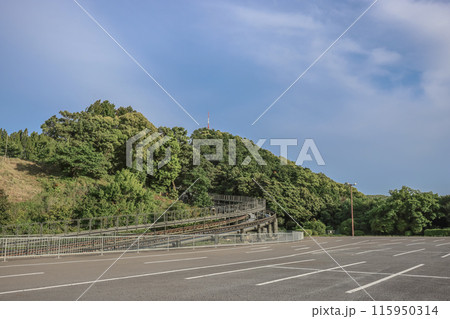 May 13 2024 the Inasa yama Park with the car park 115950314