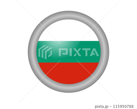 世界の国旗　ブルガリアのアイコン 115950788