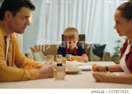 Child Having Problems At Home 115951025
