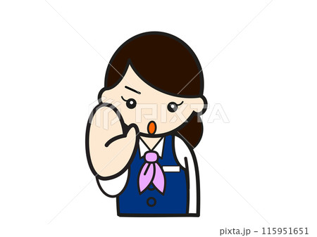 ストップポーズの受付嬢 ストップポーズの受付嬢 115951651