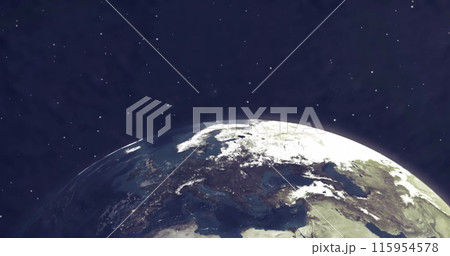 Image of 6g text over globe Image of 6g text over globe 115954578