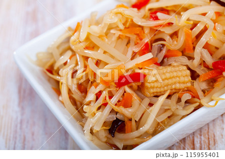 Marinated salad in Chinese style 115955401