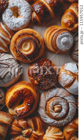 Fresh Bakery Close Up 115957012