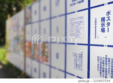 選挙ポスター掲示場・東京都知事選挙・東京都議会議員補欠選挙・イメージ 選挙ポスター掲示場・東京都知事選挙・東京都議会議員補欠選挙・イメージ 115957334