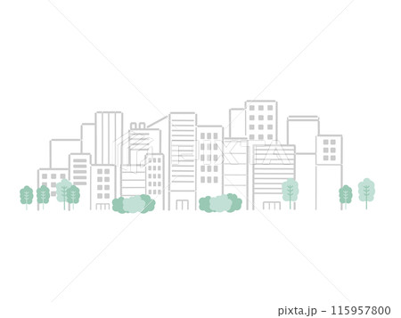 街並みのイラスト 街並みのイラスト 115957800