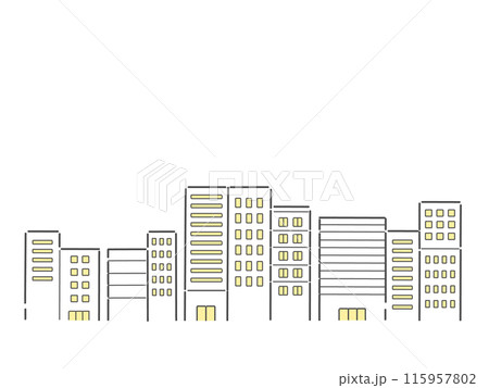 街並みのイラスト 街並みのイラスト 115957802