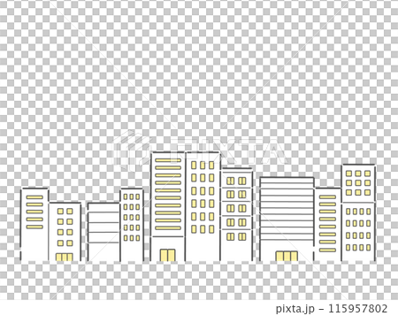 街並みのイラスト 街並みのイラスト 115957802