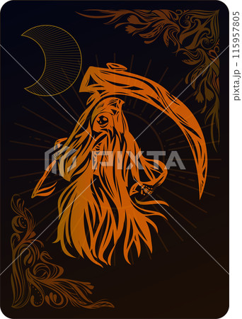 死神のおしゃれなカード 死神のおしゃれなカード 115957805