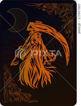 死神のおしゃれなカード 死神のおしゃれなカード 115957805