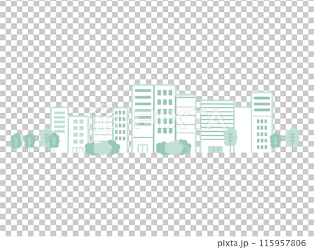 城市景觀的插圖 115957806