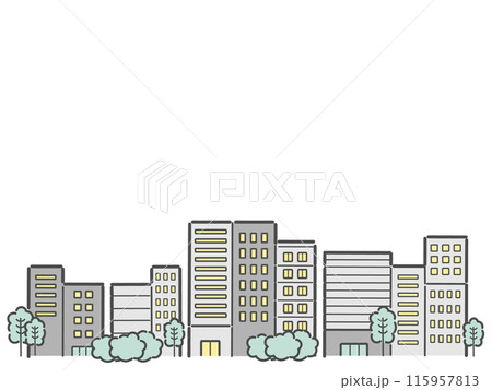 街並みのイラスト 115957813
