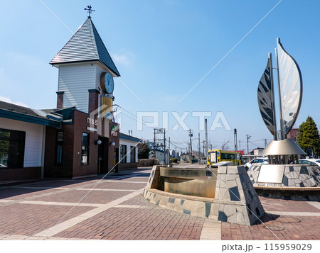 JR芽室駅の周辺風景(北海道芽室町) JR芽室駅の周辺風景(北海道芽室町) 115959029