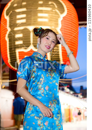 チャイナ服　コスプレ 115960410