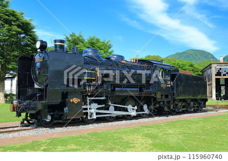 【大分県】晴天の旧豊後森機関庫(鉄道遺産) 【大分県】晴天の旧豊後森機関庫(鉄道遺産) 115960740