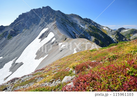 紅葉の北アルプス　立山連峰縦走 115961103