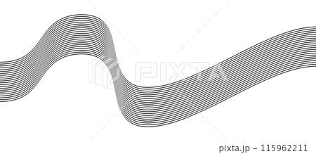 abstract black and white wave background. Vector illustration abstract black and white wave background. Vector illustration 115962211