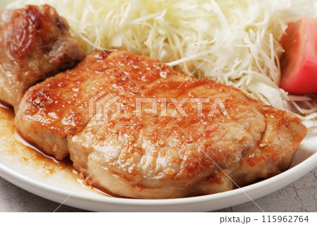 ポークステーキ 115962764