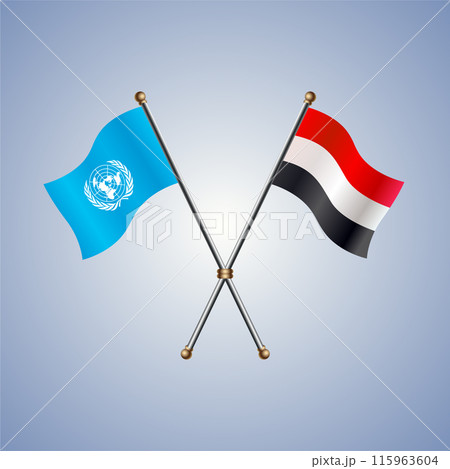 United Nations and Yemen flags relations United Nations and Yemen flags relations 115963604